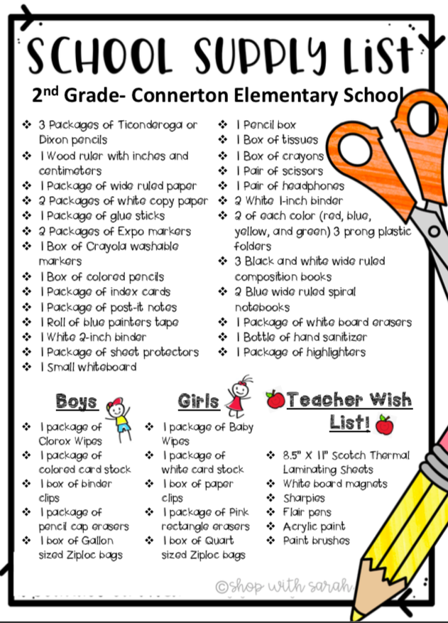 Target School Supply List 2024 Pdf Bevvy Chelsie