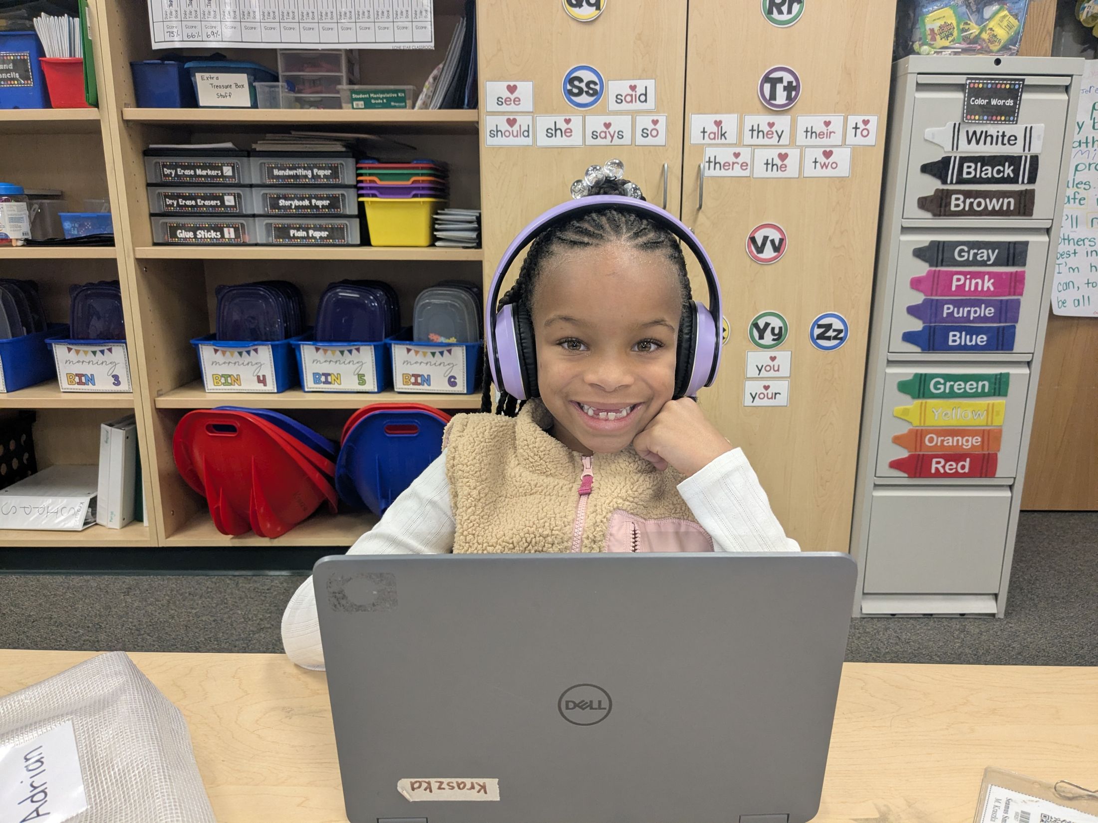 Student with Computer - 