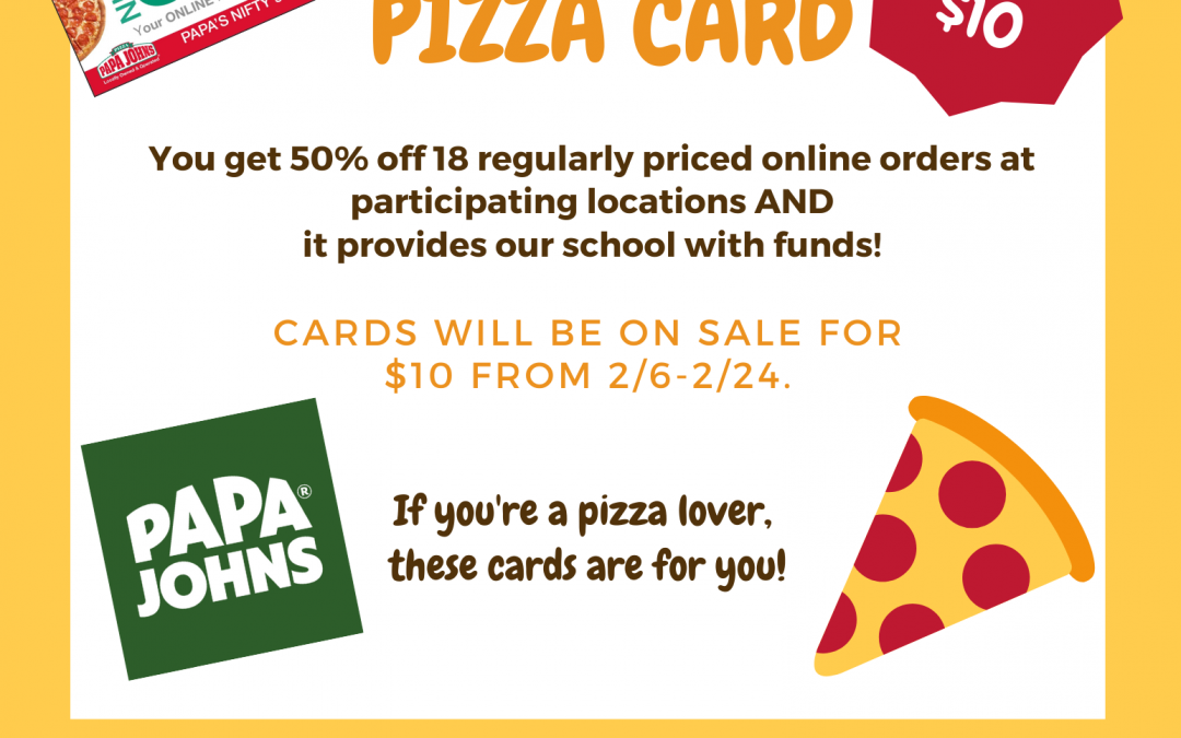 Sunshine State “Papa John’s Pizza” Fundraiser